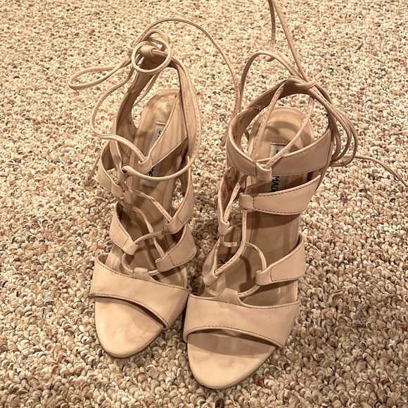Steve Madden Nude Suede Stilletos - Picture 3 of 4